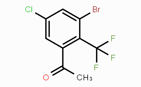 CAS No. 1805519-19-0, 3'-Bromo-5'-chloro-2'-(trifluoromethyl)acetophenone