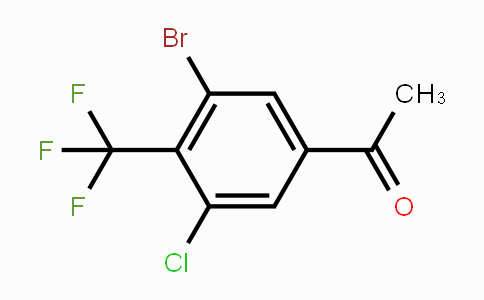 CAS No. 1804384-44-8, 3'-Bromo-5'-chloro-4'-(trifluoromethyl)acetophenone