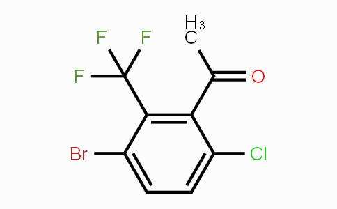 CAS No. 1805410-74-5, 3'-Bromo-6'-chloro-2'-(trifluoromethyl)acetophenone