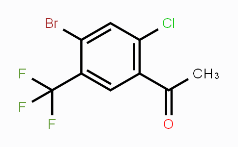 CAS No. 1805186-01-9, 4'-Bromo-2'-chloro-5'-(trifluoromethyl)acetophenone