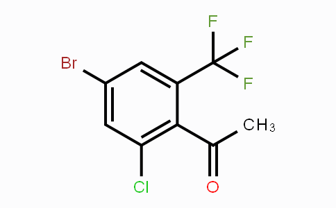 CAS No. 1805018-24-9, 4'-Bromo-2'-chloro-6'-(trifluoromethyl)acetophenone
