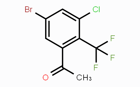 CAS No. 1807029-30-6, 5'-Bromo-3'-chloro-2'-(trifluoromethyl)acetophenone