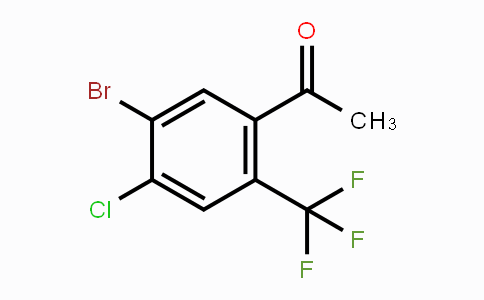 CAS No. 1805519-20-3, 5'-Bromo-4'-chloro-2'-(trifluoromethyl)acetophenone