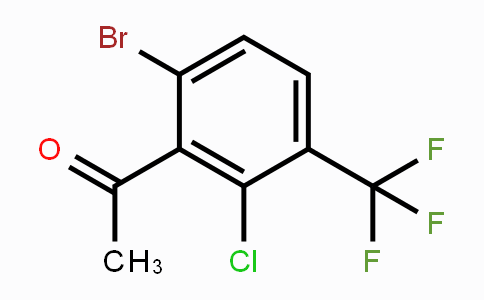 CAS No. 1805577-16-5, 6'-Bromo-2'-chloro-3'-(trifluoromethyl)acetophenone