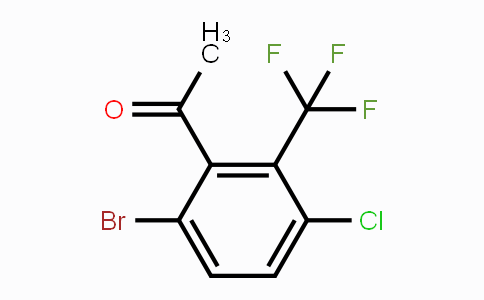 CAS No. 1804384-53-9, 6'-Bromo-3'-chloro-2'-(trifluoromethyl)acetophenone