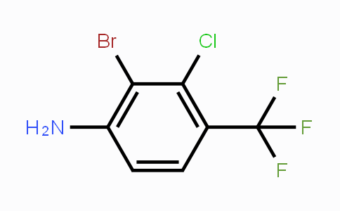 CAS No. 1807221-62-0, 2-Bromo-3-chloro-4-(trifluoromethyl)aniline