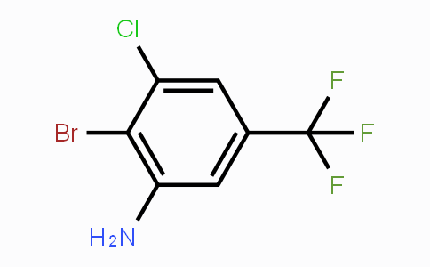 CAS No. 1805585-12-9, 2-Bromo-3-chloro-5-(trifluoromethyl)aniline