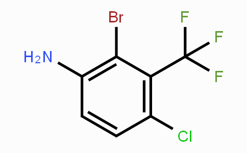CAS No. 1805410-82-5, 2-Bromo-4-chloro-3-(trifluoromethyl)aniline