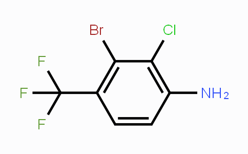 CAS No. 1805519-21-4, 3-Bromo-2-chloro-4-(trifluoromethyl)aniline