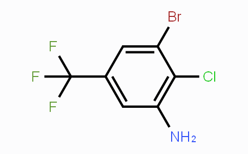 CAS No. 1805577-17-6, 3-Bromo-2-chloro-5-(trifluoromethyl)aniline