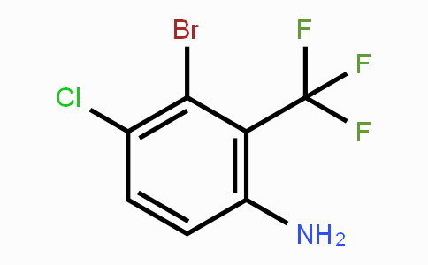 CAS No. 1807221-69-7, 3-Bromo-4-chloro-2-(trifluoromethyl)aniline