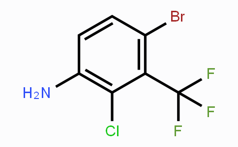 CAS No. 1807018-36-5, 4-Bromo-2-chloro-3-(trifluoromethyl)aniline