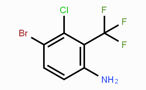 CAS No. 1805577-18-7, 4-Bromo-3-chloro-2-(trifluoromethyl)aniline