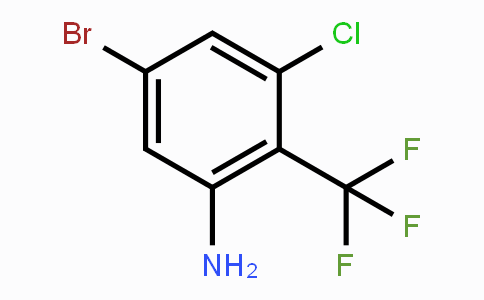 CAS No. 1805591-48-3, 5-Bromo-3-chloro-2-(trifluoromethyl)aniline