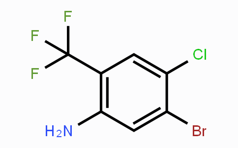 CAS No. 1805585-34-5, 5-Bromo-4-chloro-2-(trifluoromethyl)aniline