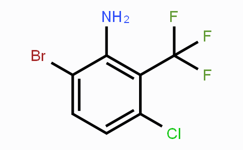 CAS No. 1807018-53-6, 6-Bromo-3-chloro-2-(trifluoromethyl)aniline