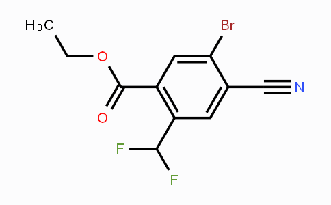 CAS No. 1805581-31-0, Ethyl 5-bromo-4-cyano-2-(difluoromethyl)benzoate
