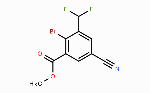CAS No. 1807116-39-7, Methyl 2-bromo-5-cyano-3-(difluoromethyl)benzoate