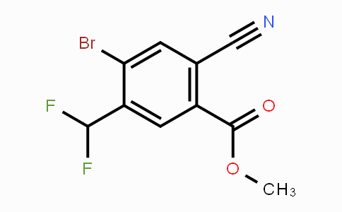 CAS No. 1805131-02-5, Methyl 4-bromo-2-cyano-5-(difluoromethyl)benzoate