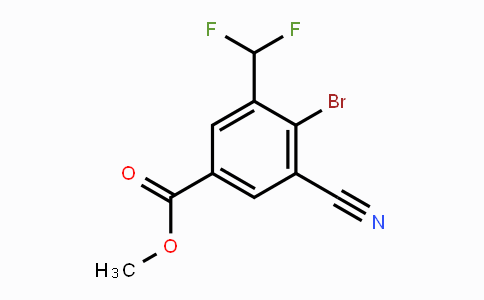 CAS No. 1807029-99-7, Methyl 4-bromo-3-cyano-5-(difluoromethyl)benzoate