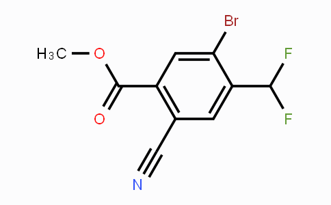 CAS No. 1805245-06-0, Methyl 5-bromo-2-cyano-4-(difluoromethyl)benzoate