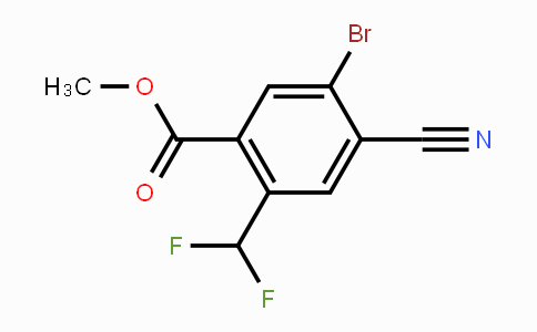 CAS No. 1807213-22-4, Methyl 5-bromo-4-cyano-2-(difluoromethyl)benzoate