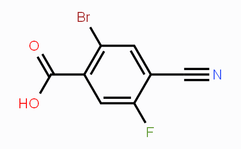 CAS No. 1805103-92-7, 2-Bromo-4-cyano-5-fluorobenzoic acid