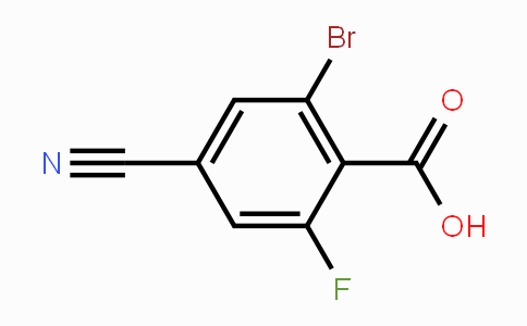 CAS No. 1806848-24-7, 2-Bromo-4-cyano-6-fluorobenzoic acid