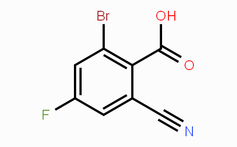 CAS No. 1805583-88-3, 2-Bromo-6-cyano-4-fluorobenzoic acid