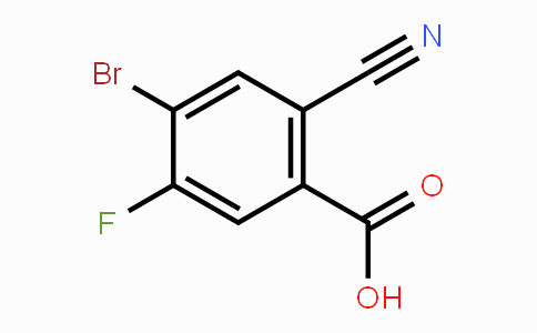 CAS No. 1804387-54-9, 4-Bromo-2-cyano-5-fluorobenzoic acid