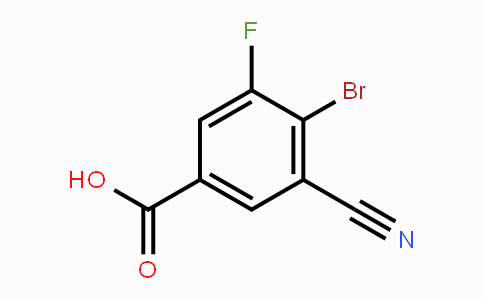 CAS No. 1805595-85-0, 4-Bromo-3-cyano-5-fluorobenzoic acid
