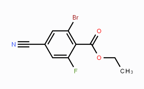 CAS No. 1807076-72-7, Ethyl 2-bromo-4-cyano-6-fluorobenzoate