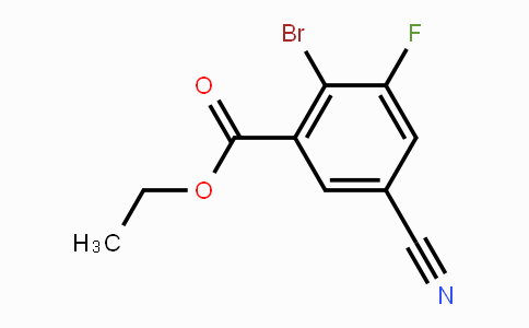 CAS No. 1805187-50-1, Ethyl 2-bromo-5-cyano-3-fluorobenzoate