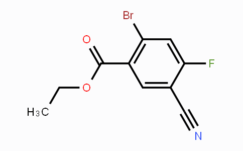 CAS No. 1807214-97-6, Ethyl 2-bromo-5-cyano-4-fluorobenzoate