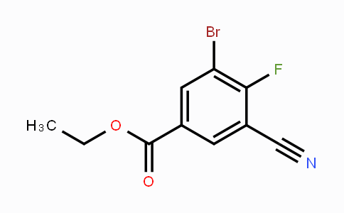 CAS No. 1805523-46-9, Ethyl 3-bromo-5-cyano-4-fluorobenzoate