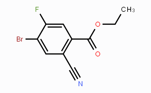 CAS No. 1805484-61-0, Ethyl 4-bromo-2-cyano-5-fluorobenzoate
