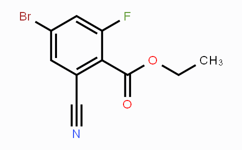 CAS No. 1805187-86-3, Ethyl 4-bromo-2-cyano-6-fluorobenzoate
