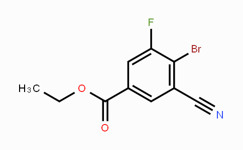 CAS No. 1805484-68-7, Ethyl 4-bromo-3-cyano-5-fluorobenzoate