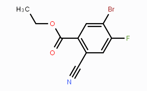 CAS No. 1805104-10-2, Ethyl 5-bromo-2-cyano-4-fluorobenzoate