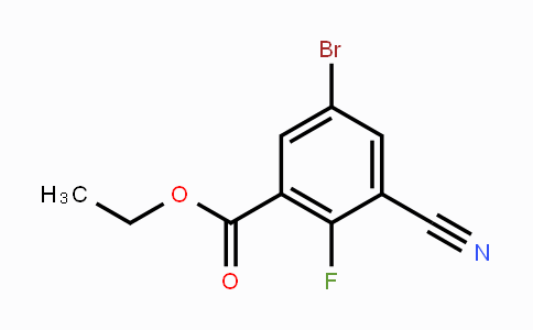 CAS No. 1806848-50-9, Ethyl 5-bromo-3-cyano-2-fluorobenzoate