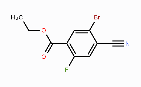 CAS No. 1805104-19-1, Ethyl 5-bromo-4-cyano-2-fluorobenzoate