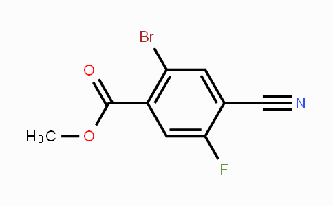 CAS No. 1804387-65-2, Methyl 2-bromo-4-cyano-5-fluorobenzoate
