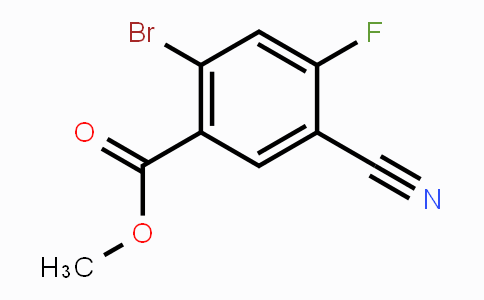 CAS No. 1805187-91-0, Methyl 2-bromo-5-cyano-4-fluorobenzoate