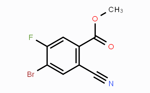 CAS No. 1805188-11-7, Methyl 4-bromo-2-cyano-5-fluorobenzoate