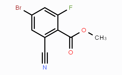 CAS No. 1805595-96-3, Methyl 4-bromo-2-cyano-6-fluorobenzoate