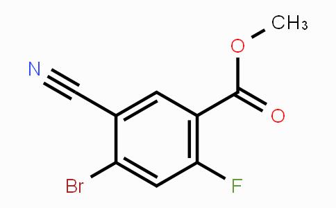 CAS No. 1805583-52-1, Methyl 4-bromo-5-cyano-2-fluorobenzoate