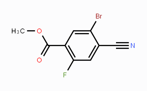 CAS No. 1805188-16-2, Methyl 5-bromo-4-cyano-2-fluorobenzoate