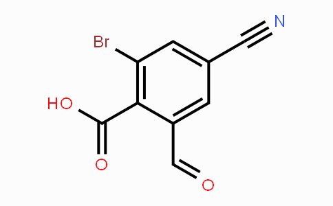 CAS No. 1805584-58-0, 2-Bromo-4-cyano-6-formylbenzoic acid