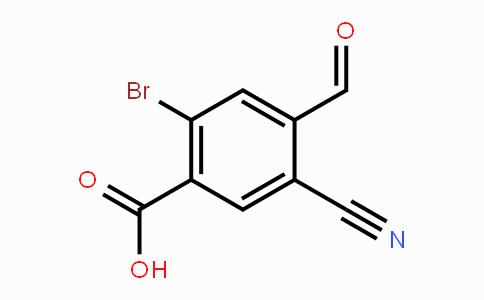 CAS No. 1804381-20-1, 2-Bromo-5-cyano-4-formylbenzoic acid