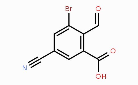 CAS No. 1805246-96-1, 3-Bromo-5-cyano-2-formylbenzoic acid